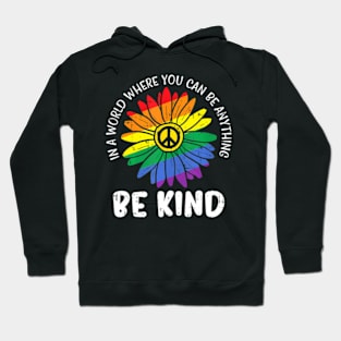 World  Daisy Peace Hippie Gay Pride LGBT Hoodie